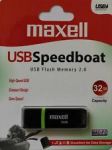 Памет 32GB Maxell Speedboat USB 2.0